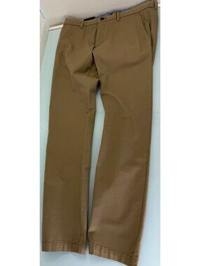 New Banana Republic Fulton Stretch Chino Mens 35X34 Skinny Fit Stretch Khaki NWT